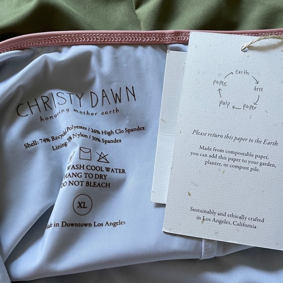 --HOST PICK-- CHRISTY DAWN 'The Kinsley' One-Piece Swimsuit in Moss Green - Picture 6 of 6